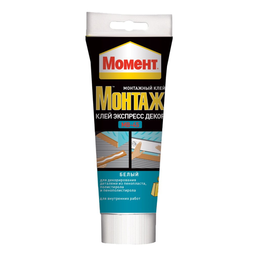 Клей Момент Монтаж  ЭКСПРЕСС ДЕКОР 250гр (1192822) МВ45 фото