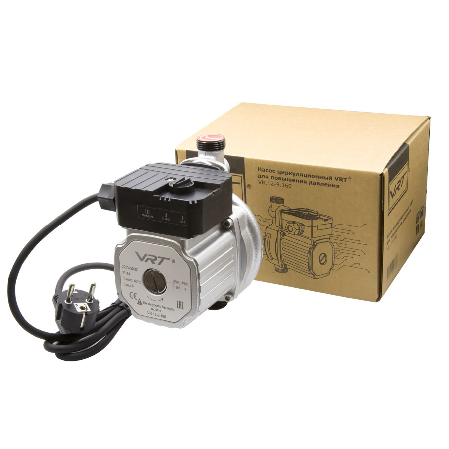 Насос д/повышения давления VRT VR.12-9.160, с гайками фото