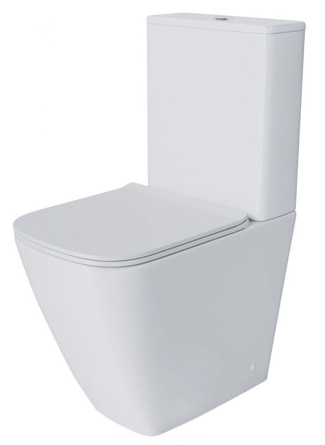 Унитаз GR-4472S Style безободковый c высокой чашей, микролифт, напольный фото