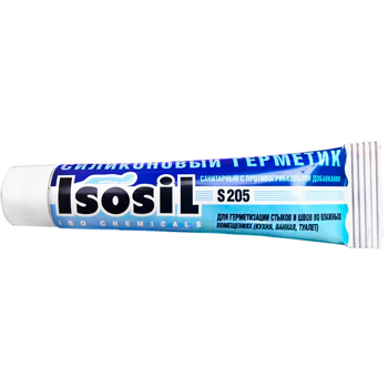 Герметик Isosil S205 силиконовый санитарный б/цв 40 мл фото