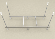 Сборный каркас к ванне МИЯ 140 (шпильки) фото