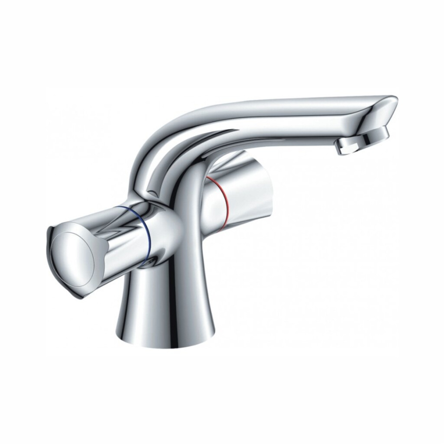 Смеситель Golden Fox 11710 Slouqh д/ванны с 2-мя рукоятками , латунь фото