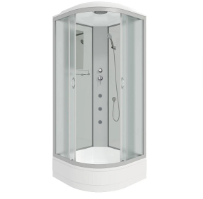 Душевая кабина Niagara Classic NG-3302-14G (100*100*215) ср.п (26см), стекло матовое фото