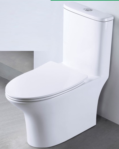 Монолит SM9614, безободковый тонкое сиденье ДП с быстрым съёмом (с гофрой и подводкой) фото