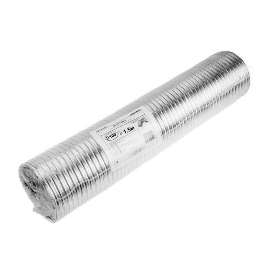 Воздуховод алюм. гофр. д. 100, 1,5м фото