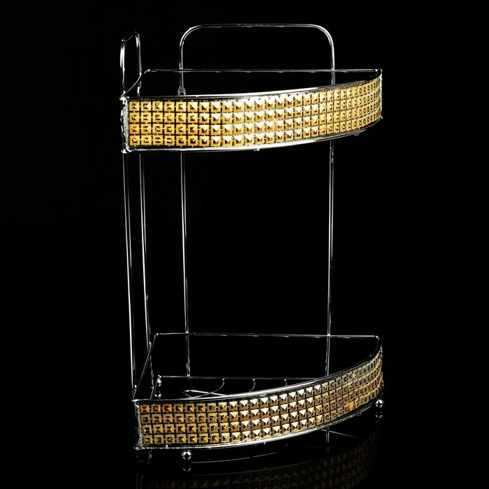 Полка 2-яр. угловая 20*20*32см 2998522 фото