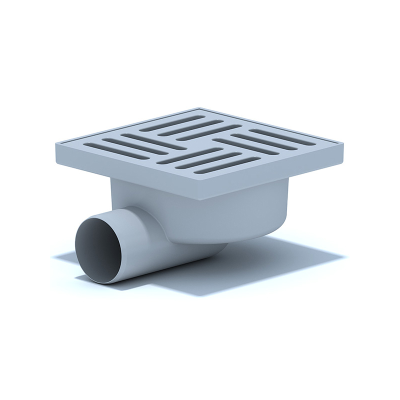 Трап 50 с гориз. спуском (косой) 150*150 фото