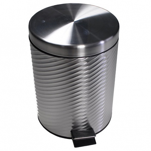 Ведро 707 из нерж. стали, с педалью, 7л фото