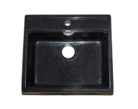 Кухонная мойка AGATA AG4C1 ЧЕРНЫЙ кварцевая 545*485*170мм фото
