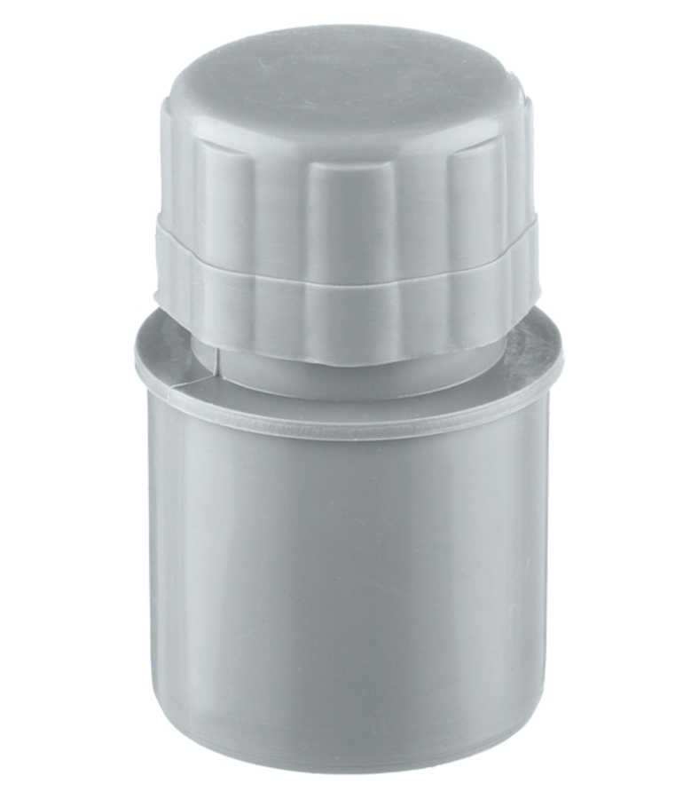 Клапан вакуумный 50 внутр.(Серая) фото