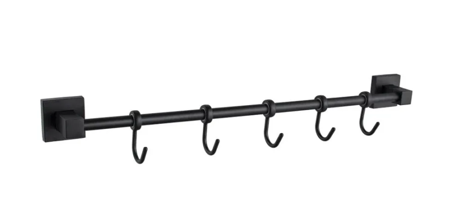 Вешалка 5 крючков D288222-5 черный фото