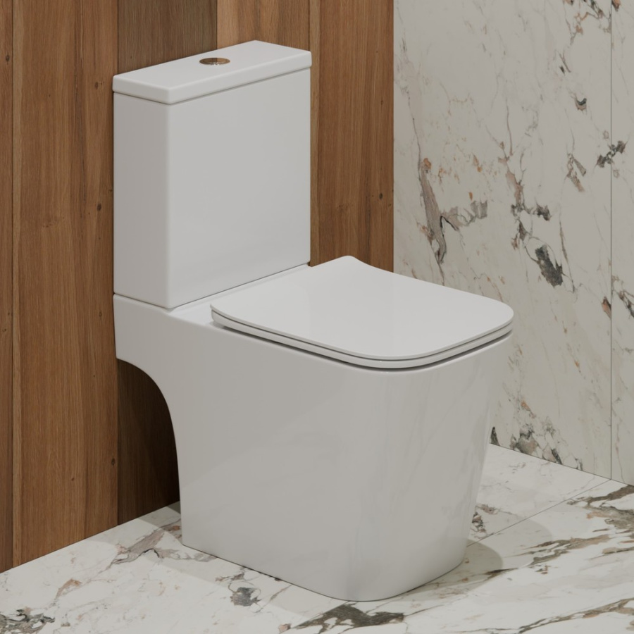 Унитаз-компакт A9000 + сиденье тонкое ДП фото