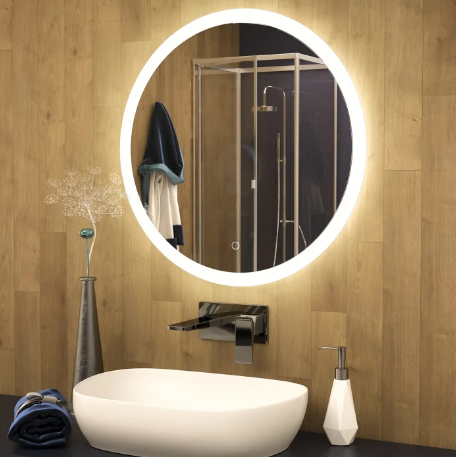 Зеркало MIXLINE "Мия" D800 сенсор. выключатель, светод. подсветка фото