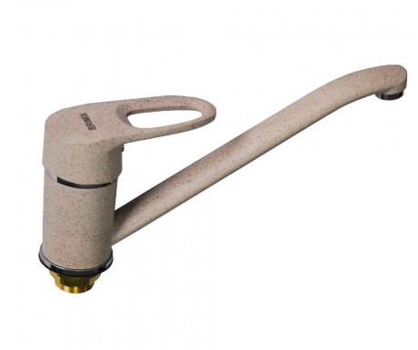 Смеситель д/кухни BRIMIX 1081 тёмнобежевый, вывод фото