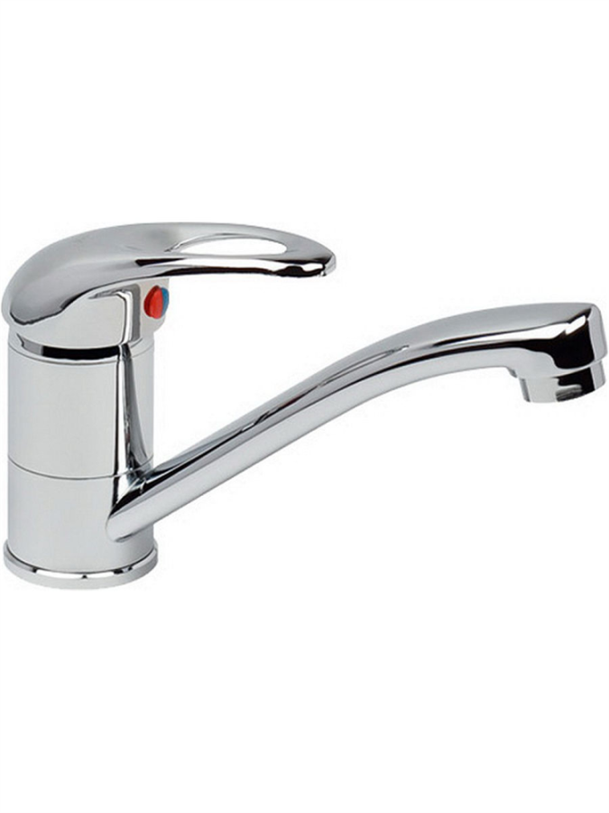 Смеситель д/раковины D151602 с поворотныи изливом фото