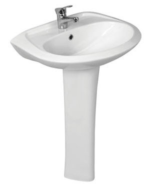 БРИЗ 50 раковина с пьедесталом (БИЦ) фото