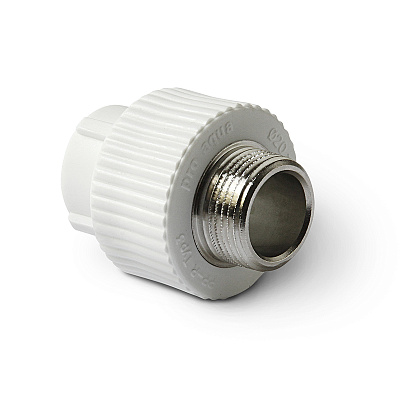 Муфта комб НР 20*3/4 PP-R ProAqua (10) фото