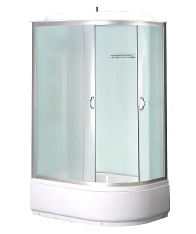 Душевая кабина CS-66120L F 120*80*215 в.п./бел.стекло/4мм фото