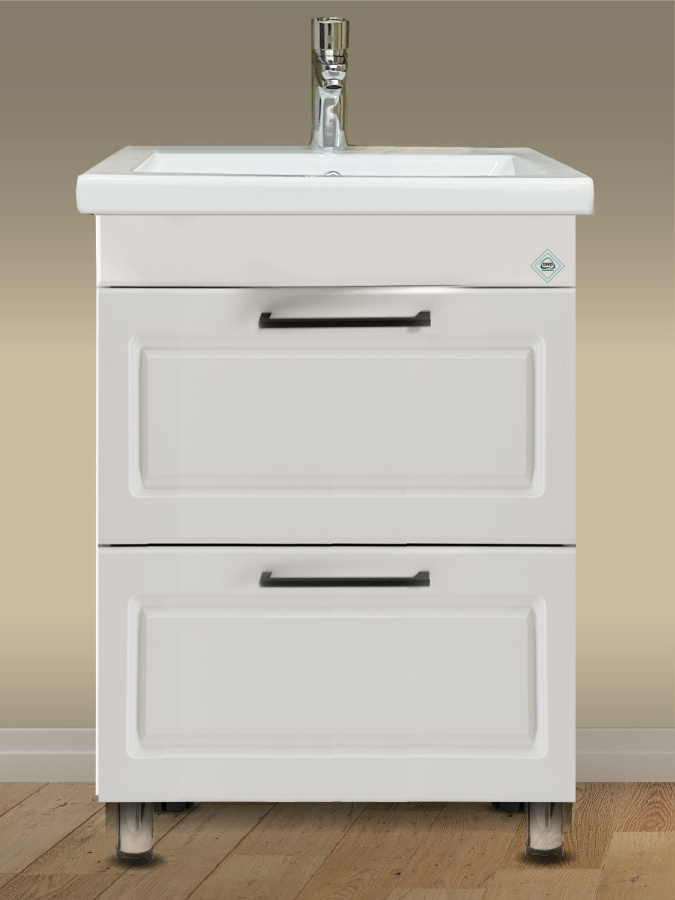 Тумба "СЕЛЕНА COMO 80" 2 ящика с доводчиком С РАКОВИНОЙ  COMO 80 фото