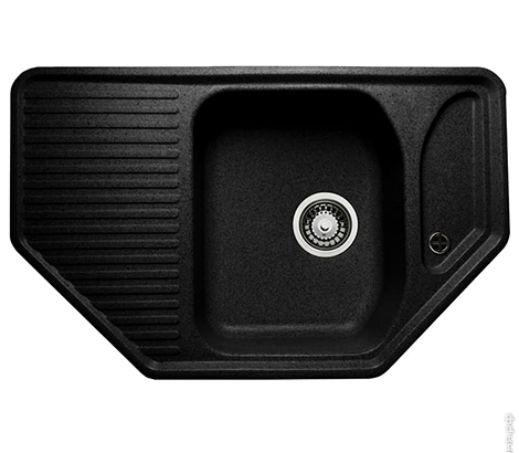 Мойка GRANICOM G-002(780*795мм) угл (антрацит) фото