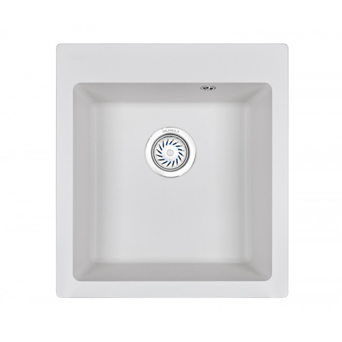Кухонная мойка GRANULA GR-4651 арктик кварцевая фото