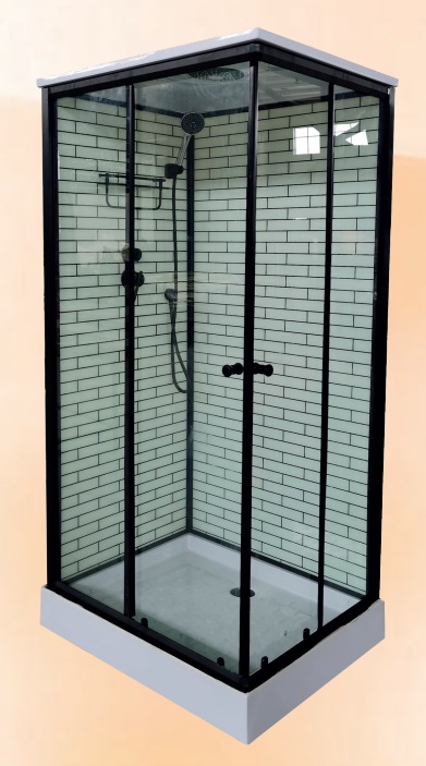 Душевая кабина ДАНА-38К  100*80*215 (белый кирпич) н.п. фото