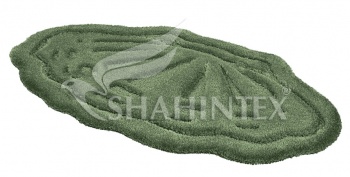 Коврик д/ванной Premium 60*100 зеленый 52 (Shahintex) 5047 фото