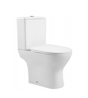 AQ2785T-00 ЛЕОН Унитаз напольный с бачком TORNADO, тонкое сиденье микролифт фото