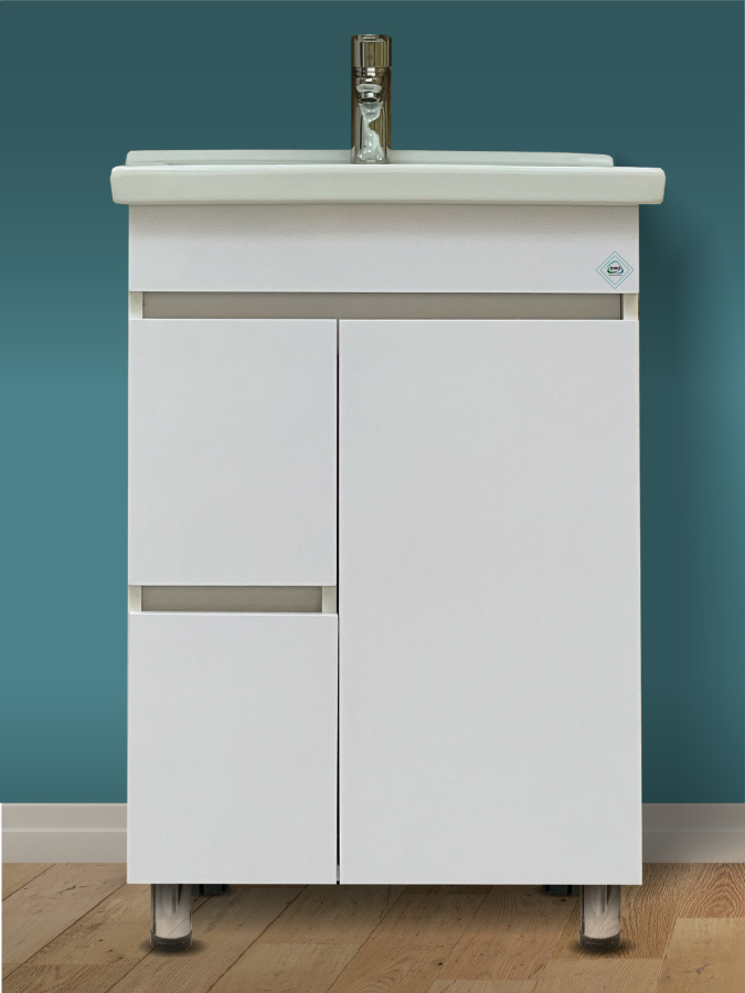 Тумба "ГЕФЕСТ COMO 50" 2 створки С РАКОВИНОЙ  COMO 50 фото