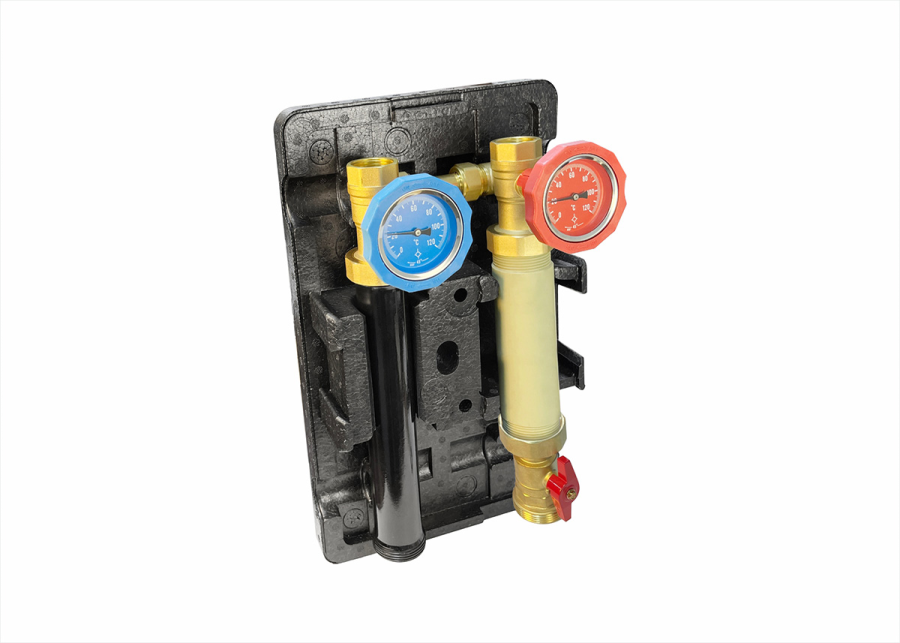 Насосная группа с прямым контуром без насоса в теплоизоляции VALFEX фото