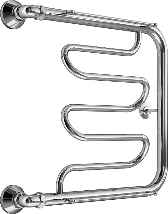 Полотенцесушитель водяной ФОКСТРОТ-ЛИАНА с полкой 500*600(1") фото