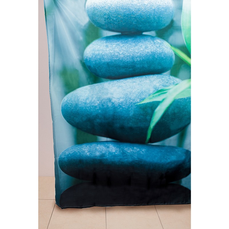 Занавеска Delphinium WS-817 (камни) 180х180 104113 фото