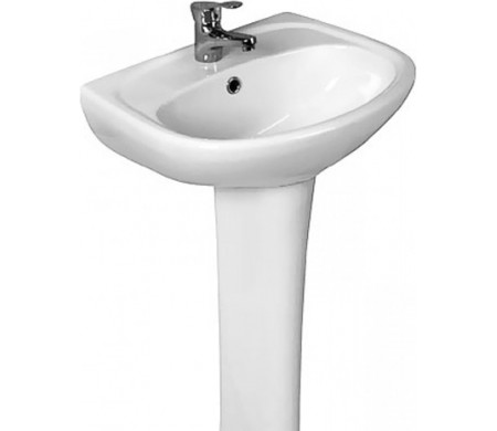 АНИМО 60 раковина с пьедесталом фото