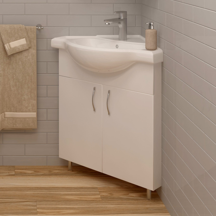 Тумба "Pirs 65" Угловая с раковиной Классик 65 фото