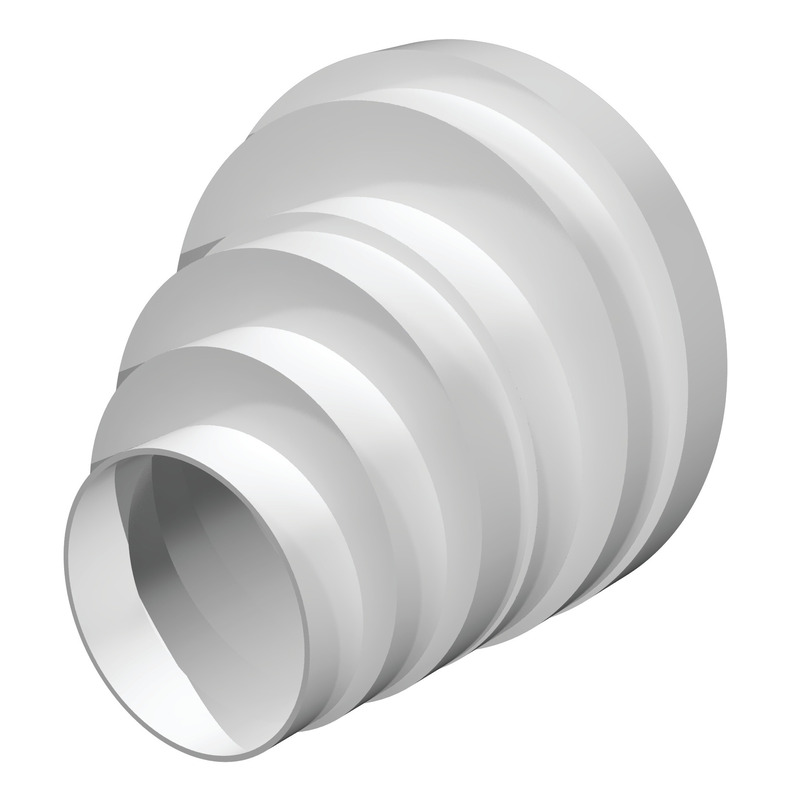 Соединитель вентиляционный универсальный эксцентриковый ПУ 16.15 фото