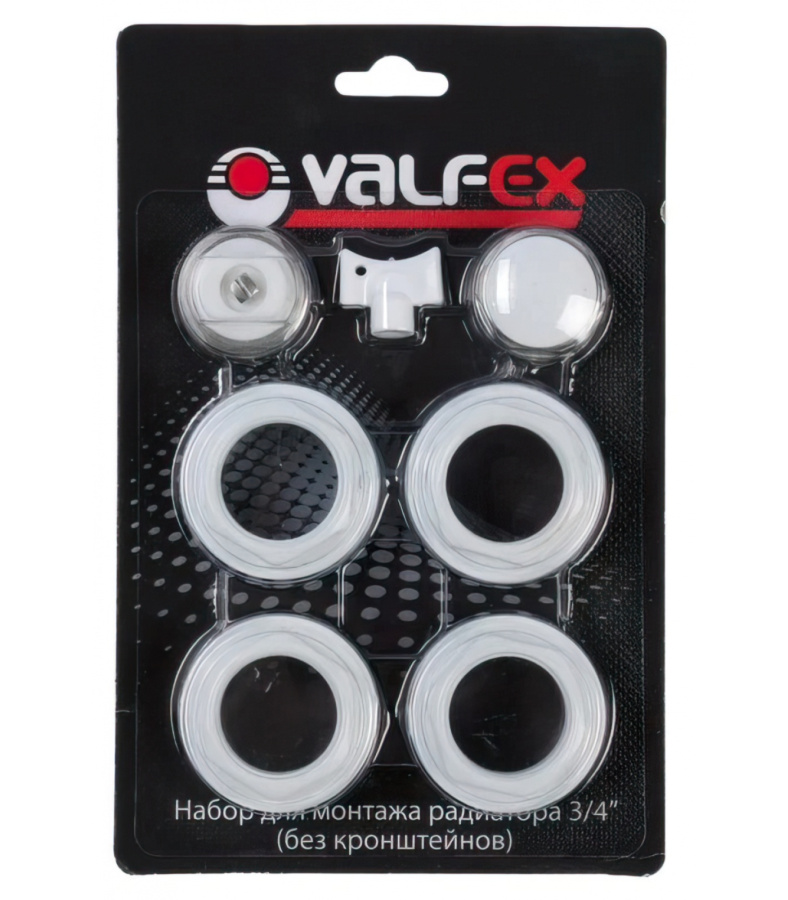 Комплект д/радиатора 3/4" без кронштейнов фото