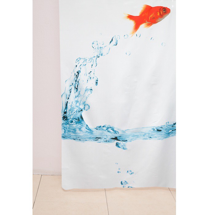 Занавеска Delphinium WS-817 (рыбка) 180х180 104160 фото