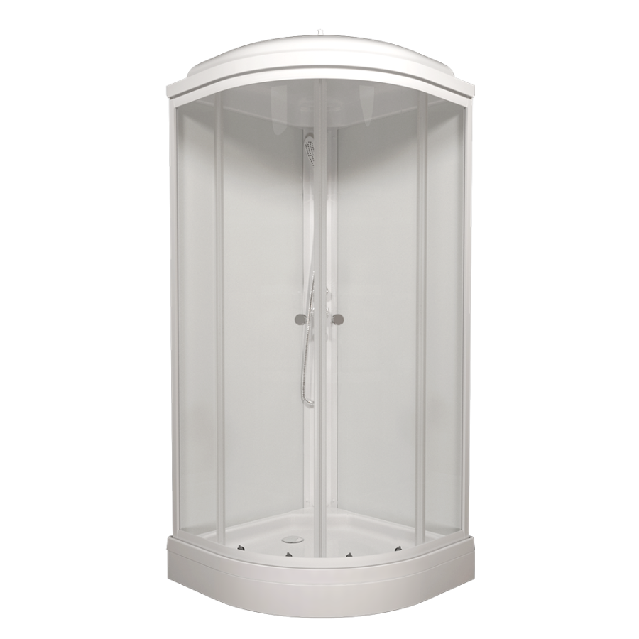 Душ кабина Экстра 88*88 А, н,п.УСИЛЕННАЯ(усилен кр,антикап покрытие,усил ст)  фото