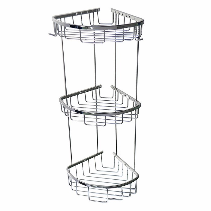 Полка угл. овальная тройная 22см 75255 фото