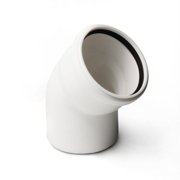 Отвод 110* 30 Stilte белый фото
