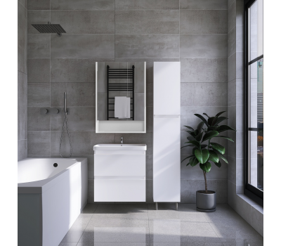 Пенал "МАЛЬТА" правый/левый Белый 300*300*1900 фото