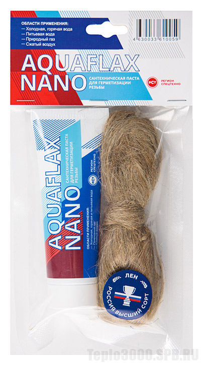 Aquaflax nano Паста для льна 270 гр. + 40 гр. лен (61006) фото