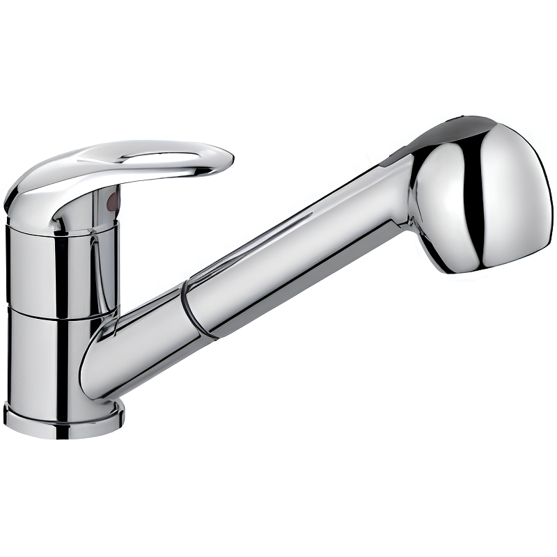 Смеситель F6003 для кухни выдвижн. фото