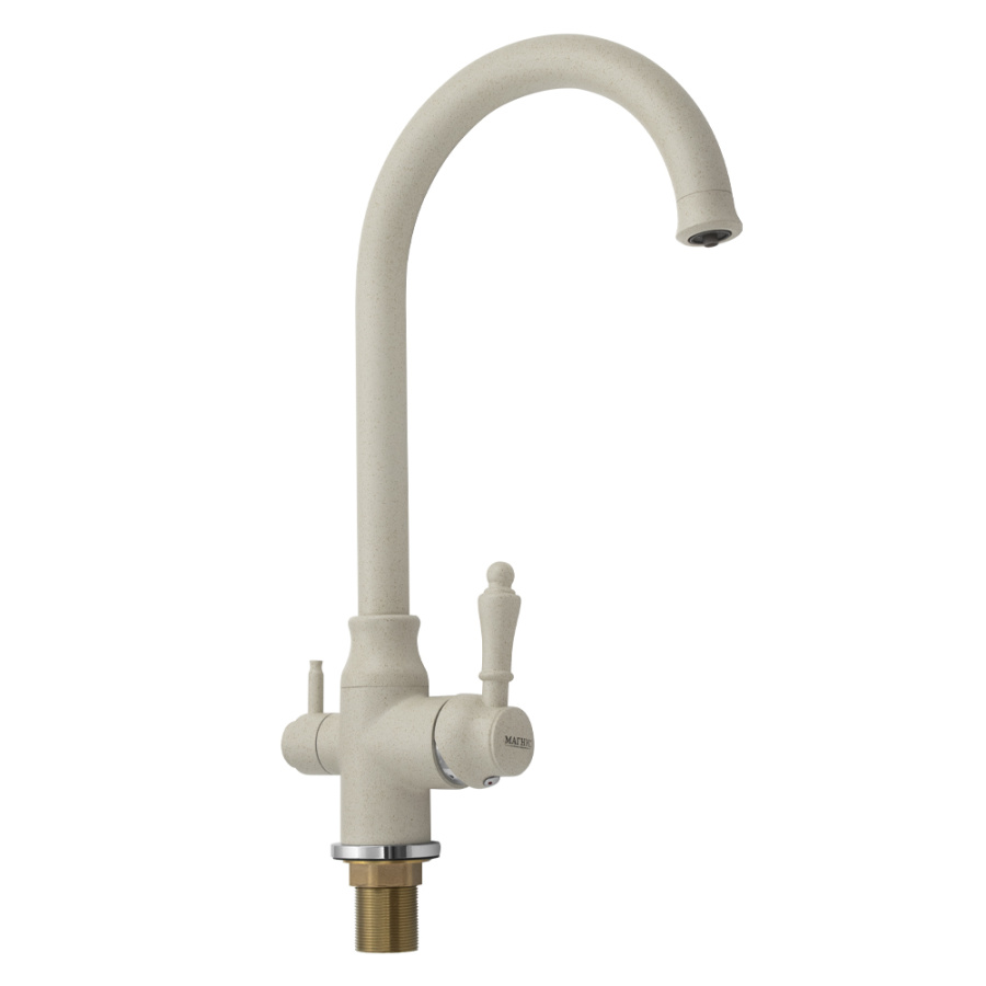 Смеситель MAGNUS д/кухни 8242 с фильтром бежевый, вывод фото