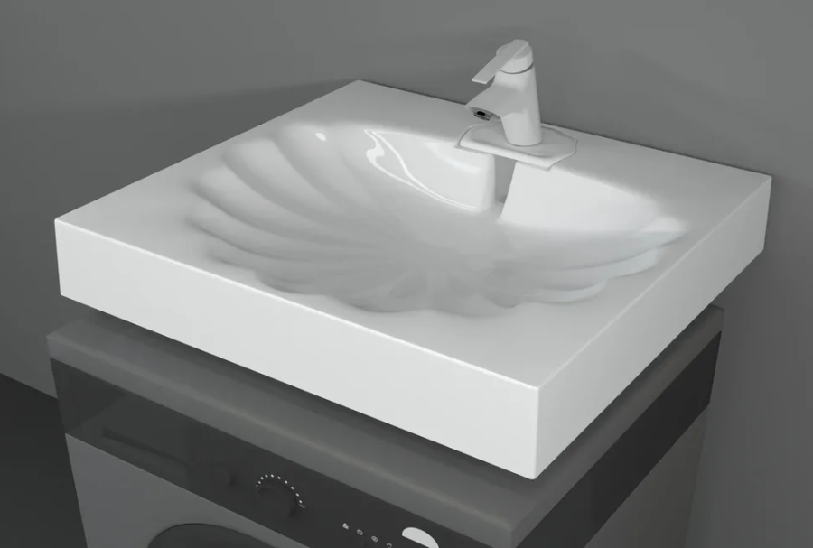 Раковина над стиральной машиной Ариэль 600*600 фото