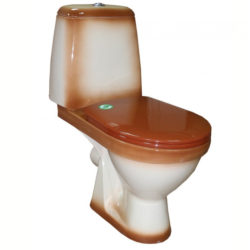 ПРЕМЬЕР унитаз-компакт коричневый (Киров) фото