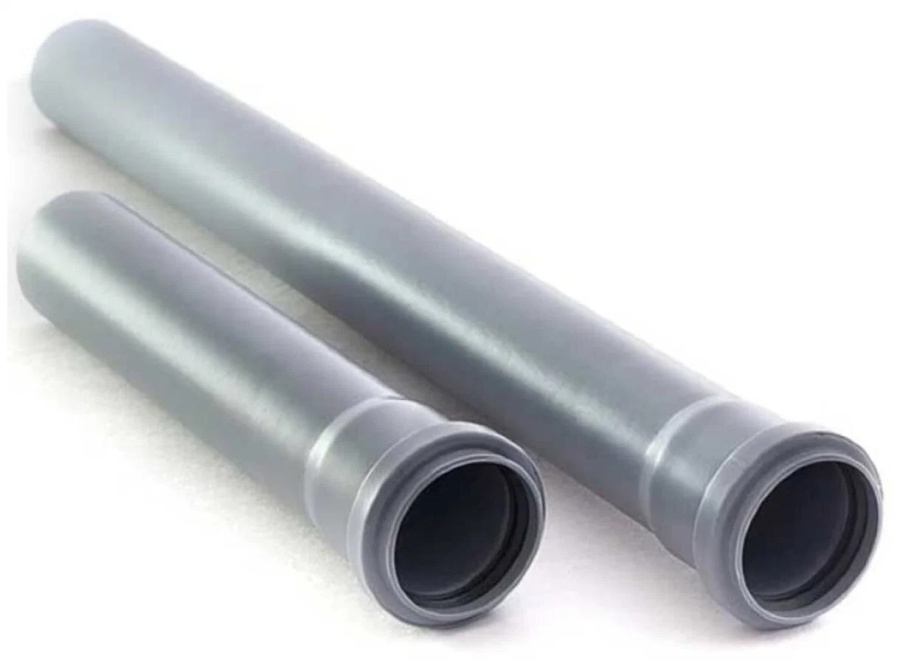 Труба с раструбом 50 0,75 м внутр.(Серая) (75) !!!АКЦИЯ!!! !!!ХИТ ПРОДАЖ!!! фото