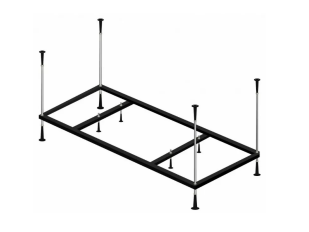 Каркас VAGNERPLAST 170*75+НОЖКИ S4 фото