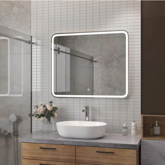 Зеркало Russo LED 1000*700 с сенсором ЗЛП3038 фото