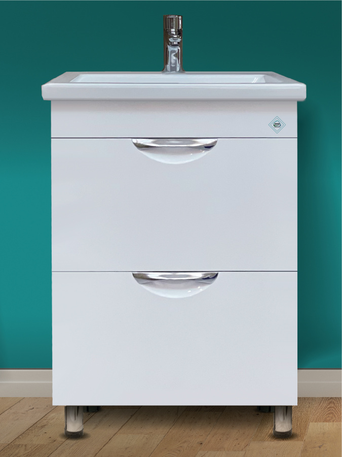 Тумба "АПОЛЛОН COMO 80" 2 ящика  с раковиной  COMO 80 фото